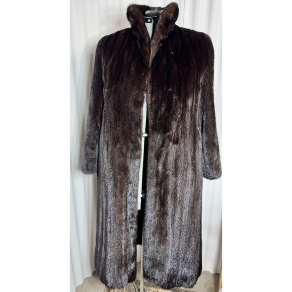 Oscar de la Renta Vintage Mink Coat • ¾ Sleeve Cocktail Glam • Size S/L - Picture 1 of 11